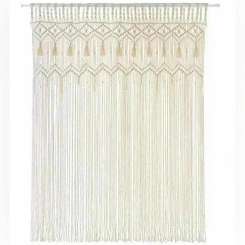 🆕Modern BÖHÖ Soul Embellish’s Handwoven Macrame Curtain/Tapestry/Photo Backdrop
